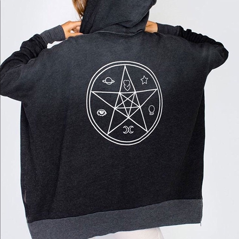 Wildfox Sacred Charmed Hoodie Size Small